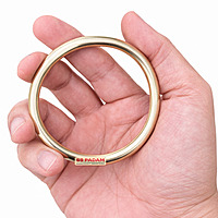 6mm Brass Round Solid Kada for Men