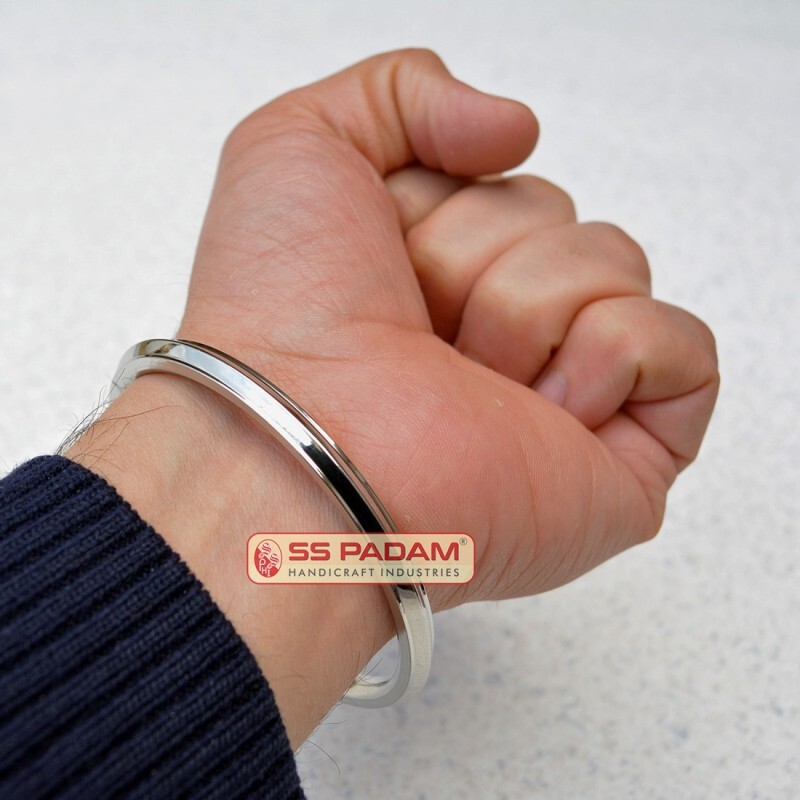 6mm Stainless Steel Classic Sharp Punjabi Kada