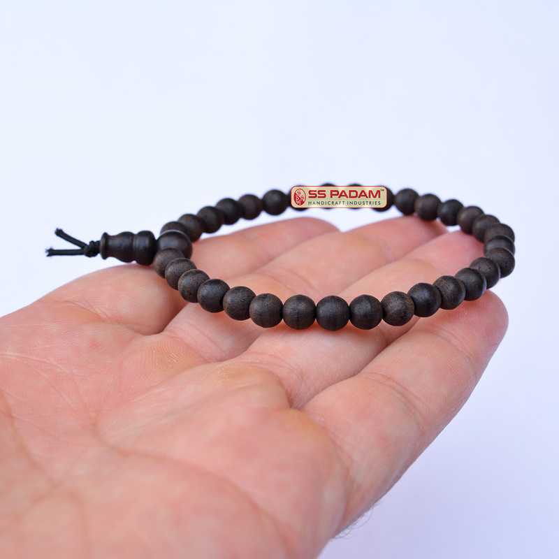 Black Ebony Wood Karungali Bracelet Sarai Design