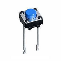6x6x5 2pin Tactile Push Button Switch-5mm Blue