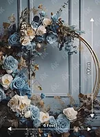 Blue Floral Ring (PRE-ORDER)