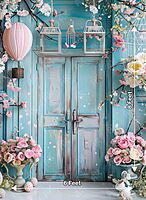 Blue Floral Yard (PRE-ORDER)