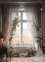 Classic White Curtain (PRE-ORDER)