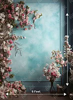 Cyan Floral (PRE-ORDER)