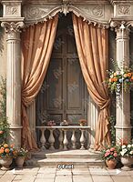 Peachy Balcony View (PRE-ORDER)