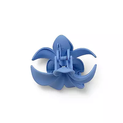 Blue Flower Hair Claw Clip - Jumbo Floral Hair Accessory