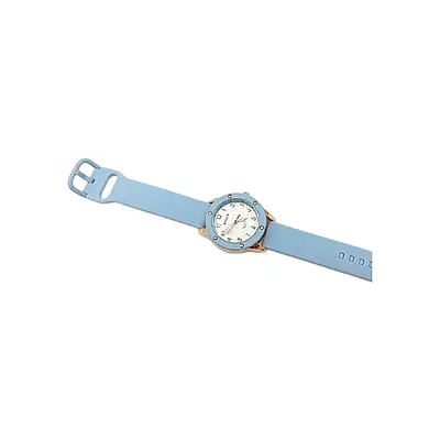 Sky Blue Minimalist Bolun Analog Watch - Soft Silicone Strap