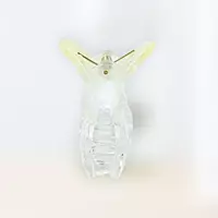 Chic Starfish Clear & Buttermilk Yellow Hair Claw Clip - Medium Size