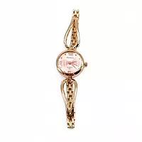 Rose Gold RENOS Watch | Crystal Heart Bangle Gift Set