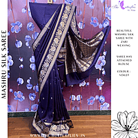 MASHRU  SILK SAREE  NISSBNS24478