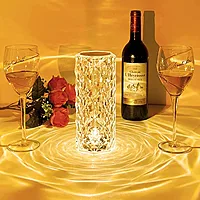 Crystal Rose Table Lamp