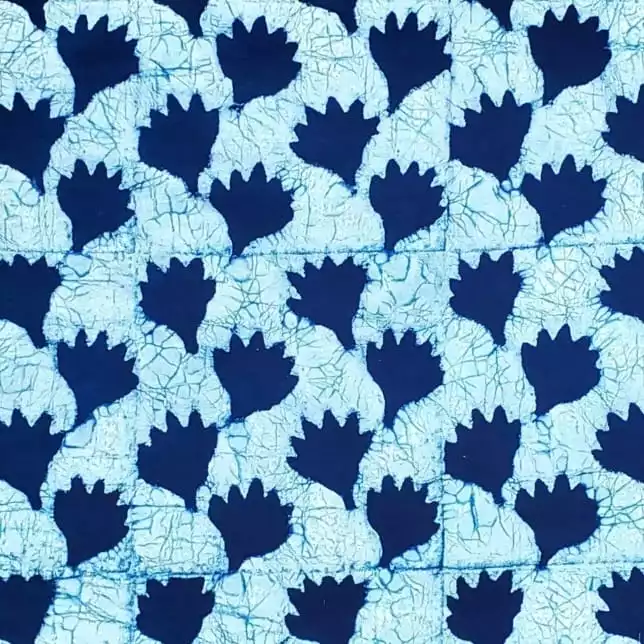 Akola Dabu Indigo Cotton Fabric #7