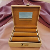 Bangle Box Holder Rexine Pink