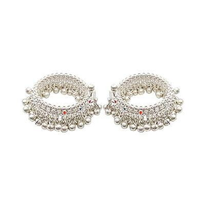 Silver Gift set for Baby (Anklets/kolusu, Bindhi)