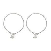 silver Anklets,silver kolusu, silver payal for Women/Girls/Baby