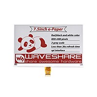 7.5inch E-Paper (B) E-Ink Raw Display 800×480 Red  Black White SPI and Without PCB