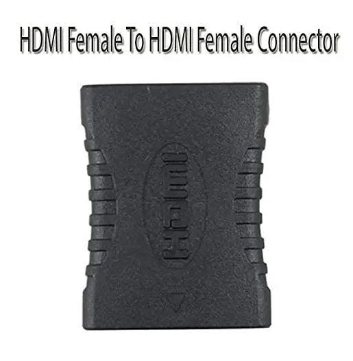HDMI Extender Female to Female Coupler Adapter for HDTV, TV Stick Chromecast, Laptop PC, Projector -Black