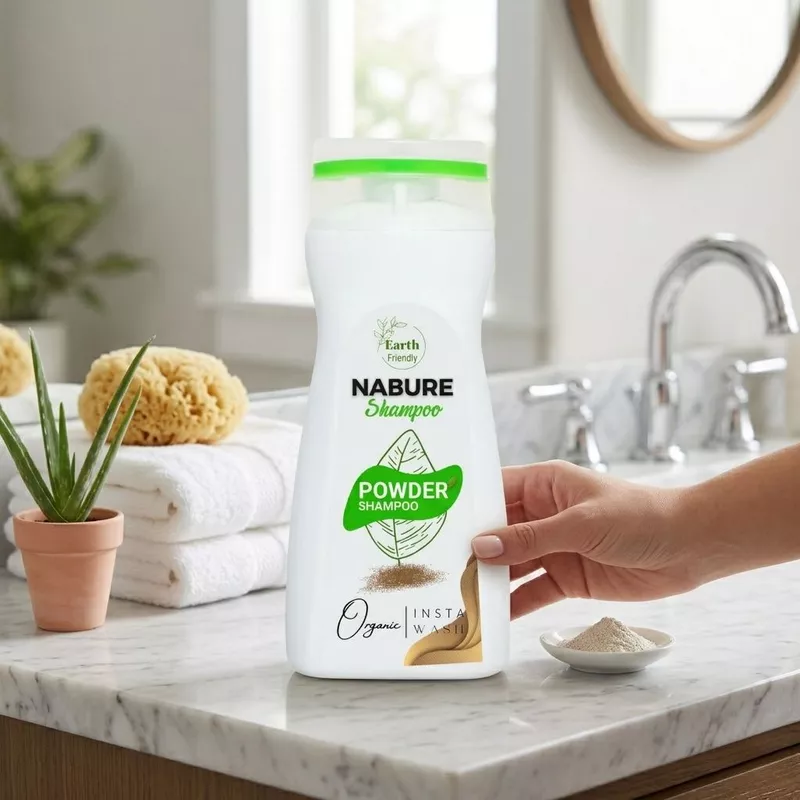 NABURE Rosemary Hair Care Combo – Rosemary Jatamansi Hair Oil & Powder to Foam Shampoo