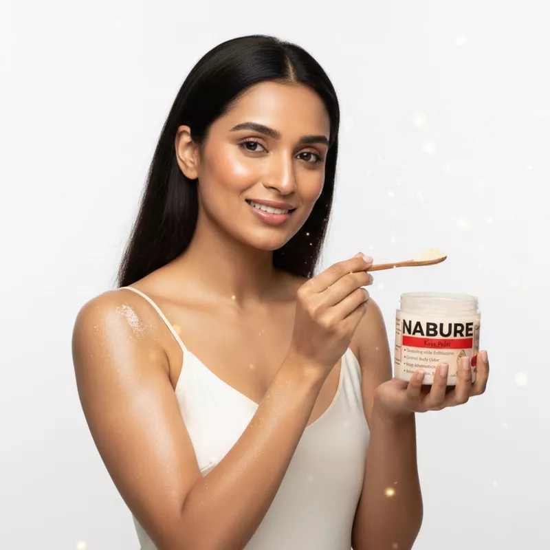 NABURE Radiant Skin Care Combo – Kaya Palat Body Ubtan & Kumkumadi Day Moon Elixir