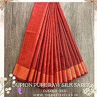 DUPION RAW SILK SAREE YBRSRSS21833