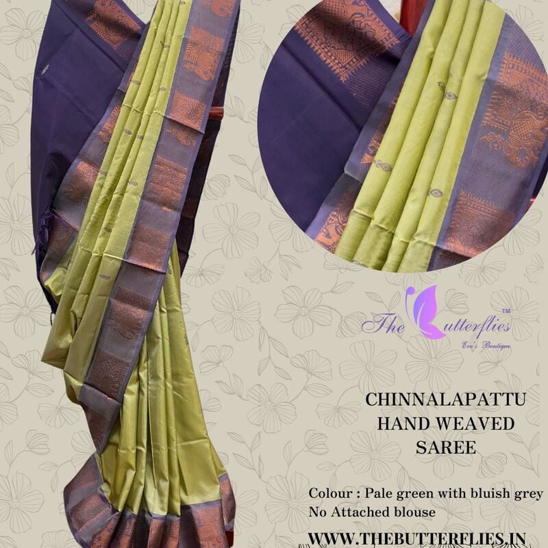 CHINNALAPATTU HAND WEAVED SAREE 4