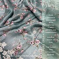 PURE ORGANZA SAREE DCMSORZ22745