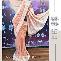 CHANDERI  COTTON SILK SAREE MLNSCDS22906