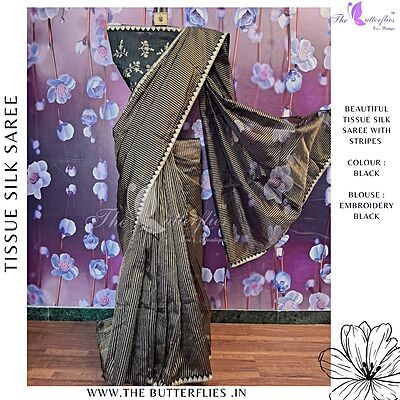 TISSUE SILK SAREE  DCMSTES24287