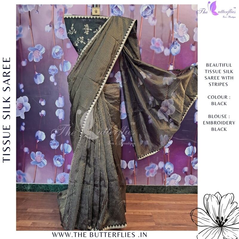 TISSUE SILK SAREE  DCMSTES24287