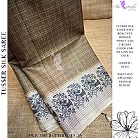 TUSSER SILK SAREE SFHSTSK24627