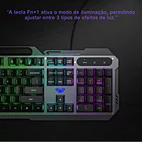 Open Box Aula F2023 / Anti-ghosting, Aluminium body with Mobile holder, Membrane Wired USB Gaming Keyboard  (Black)