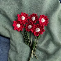 Crochet Small Dark Pink Daisy (Bunch of 6) Crochet Small Dark Pink Daisy (Bunch of 6)