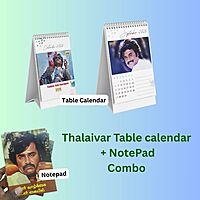 Thalaivar Table Calendar & Notepad Combo 2026