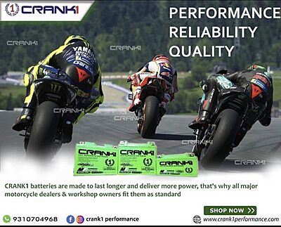 Crank1 Battery (CB12B-BS) Crank1 Battery (CB12B-BS)