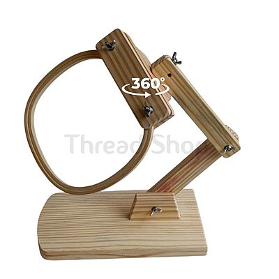 Embroidery Stand Table top Pine Wood Modal 2