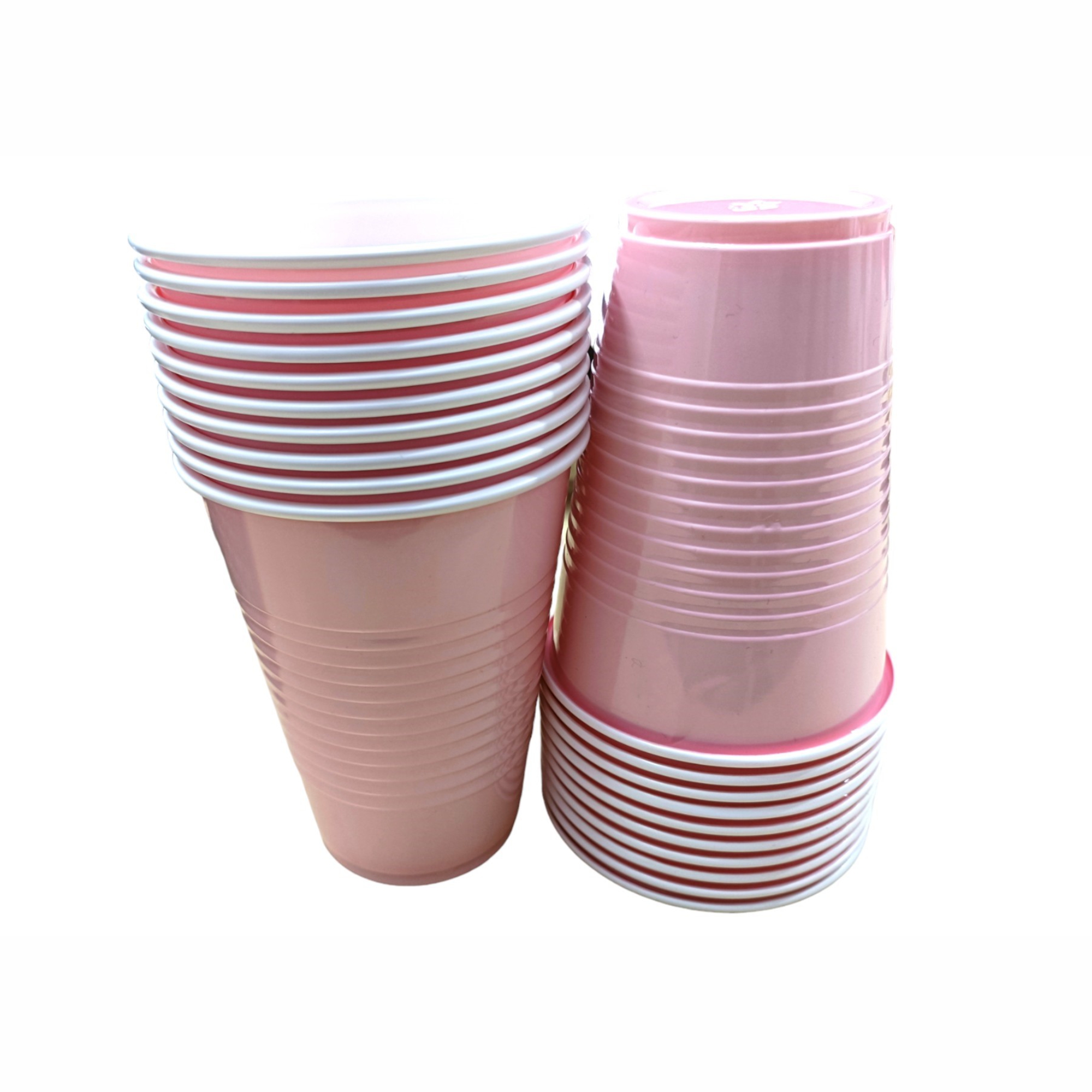 Pink Pong Glasses - Pack of 10 | 450ml | Pink Pong Glasses   | Reusable Beer Pong Glasses | Eco-Friendly Party Drinking for Events & Celebrations
