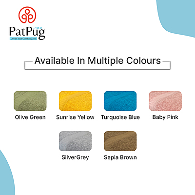 PatPug 500 GSM Premium Bath Towels