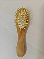 H17 KIDS WOODEN HAIR BRUSH 16CM