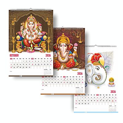 2026 Lord Ganesha Wall Calendar