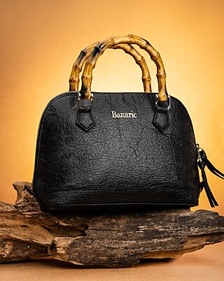 Bamboo Handle Hand Bag