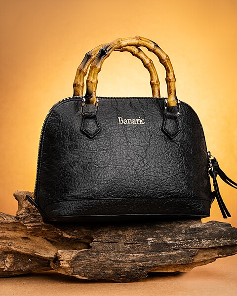 Bamboo Handle Hand Bag
