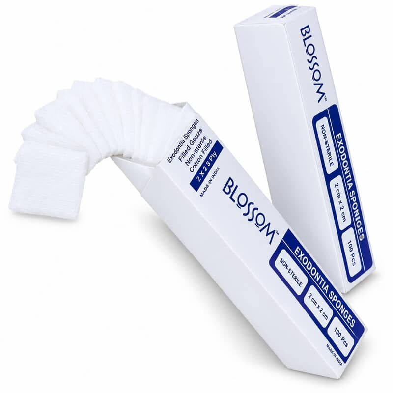 Blossom Non-Woven Sponges 2×2 Inch 4 Ply – Pack of 200