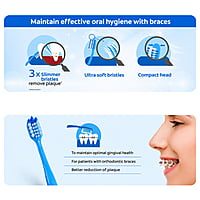 MyOra C-Soft Orthodontic Toothbrush for Braces – Pack of 12