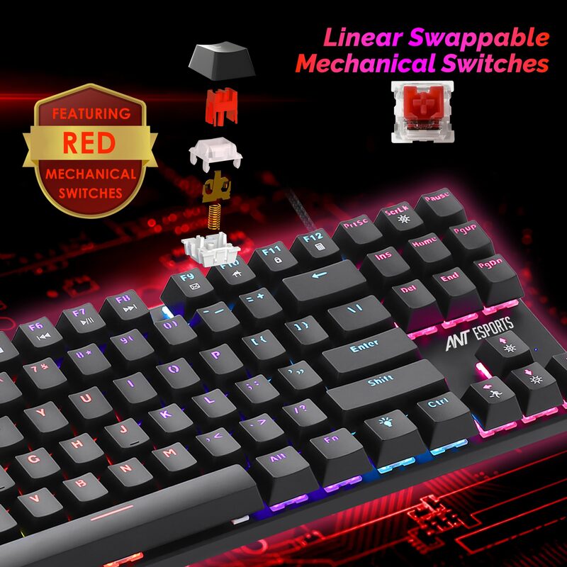 ANT ESPORTS SCORPION MK20 WIRED MECHANICAL KEYBOARD