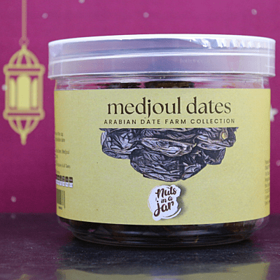 Nuts In a Jar Arabian Medjoul Dates 250 Grams Nuts In a Jar Arabian Medjoul Dates 250 Grams
