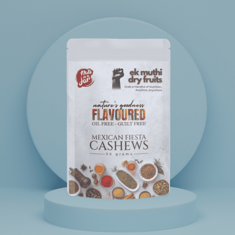 Ek Muthi Dryfruits Oil Free Flavoured Mexican Fiesta Cashew 30 Grams Ek Muthi Dryfruits Oil Free Flavoured Mexican Fiesta Cashew 30 Grams