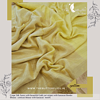 CREPE SILK SAREE PSSSCRE23107