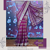 ORGANZA SILK SAREE PSSSORZ23090