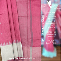 SEMI RAW SILK SAREE MRSSRSS22515