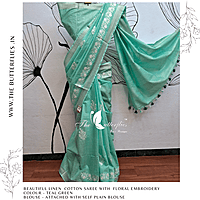 LINEN COTTON SAREE YBRSLIN23483